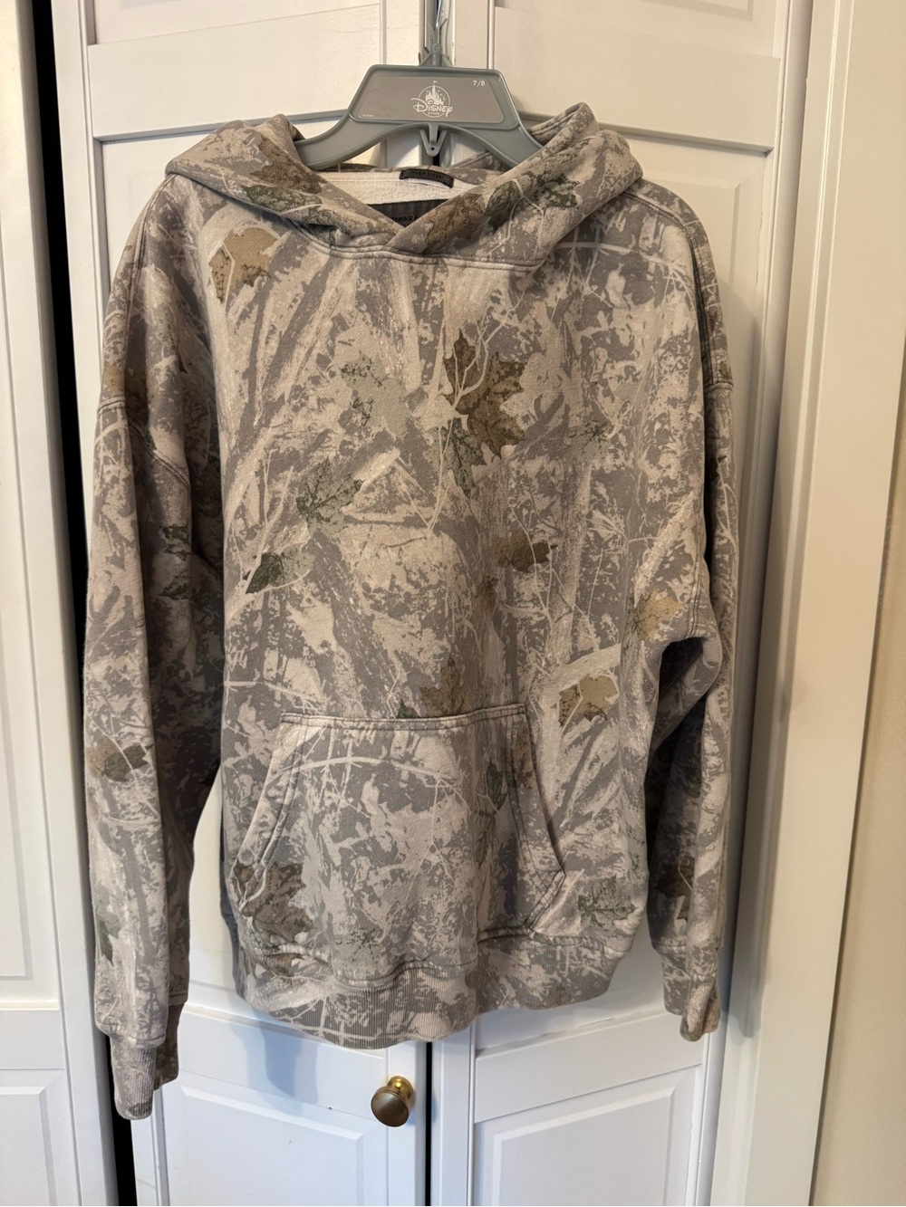 Abercrombie & Fitch Gray Camo Crewneck Hoodie